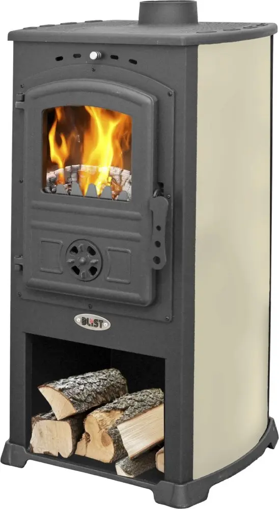 Krbová kamna BLIST MODENA, 7,4 kW, krémová