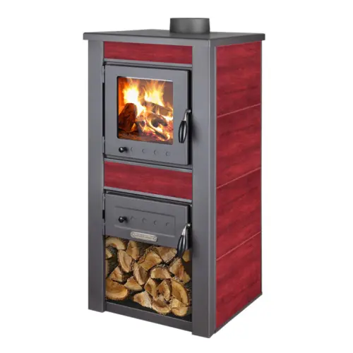PROTERMO krbová kamna ALPINA BOILER 30kW - červená
