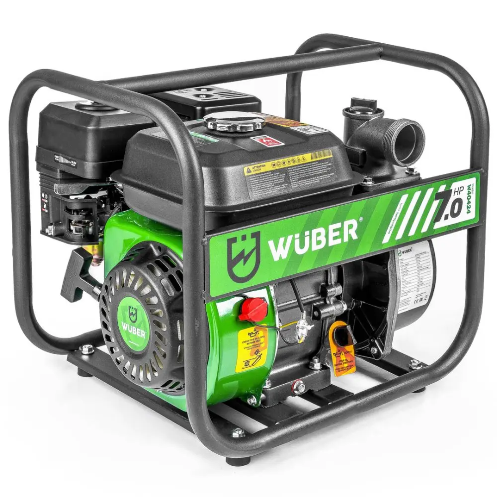 Benzínové čerpadlo na vodu Wuber W40424, 7 HP, 600 l/min