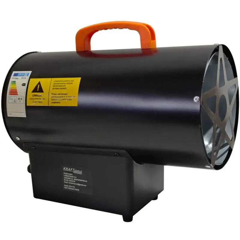 Plynový ohřívač Kraft&Dele KD11703, 20 kW