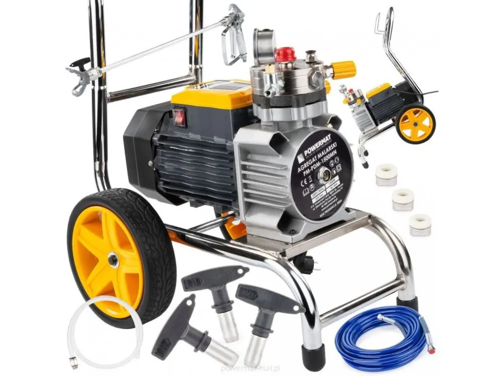 Hydrodynamický malířský agregát POWERMAT PM-PDM-1500MN, 1500 W