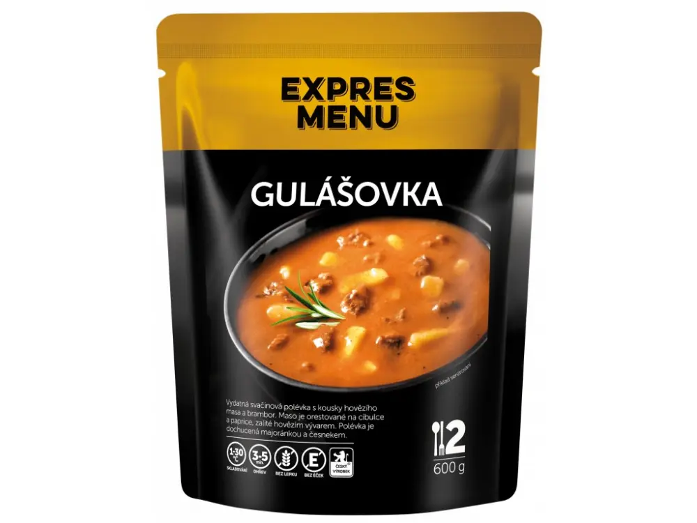 Gulášová polévka EXPRES MENU (2 porce)