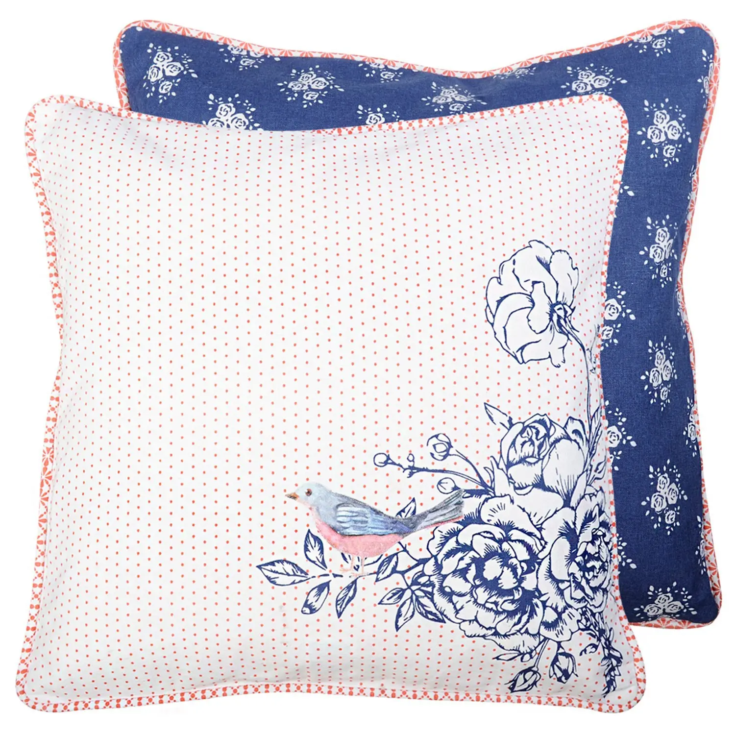 Povlak na polštář Rose Garden Blue - 40*40 cm Me&Marie