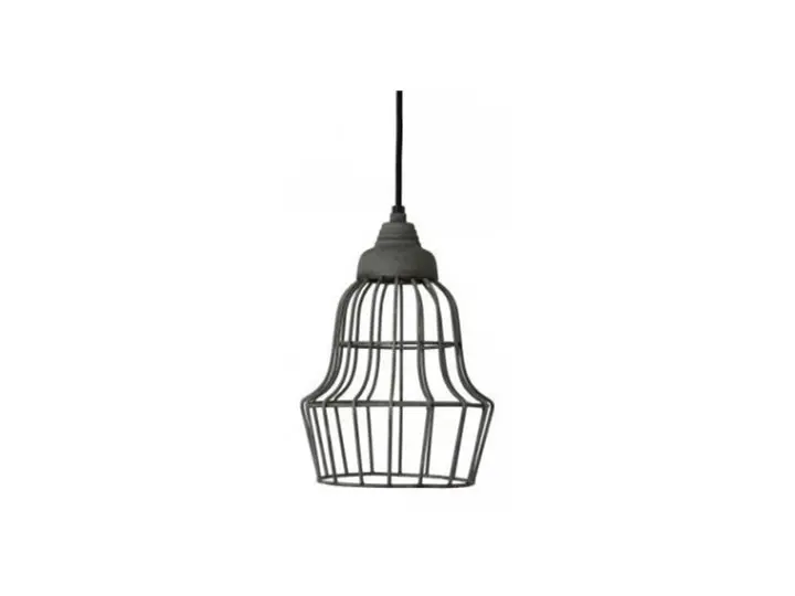 Šedé kovové stropní světlo Birk - Ø 17*27 cm Light & Living