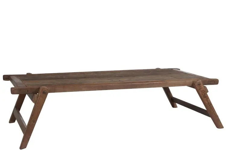 Konferenční stolek Army z recyklovaného dřeva - 175*85*42 cm J-Line by Jolipa
