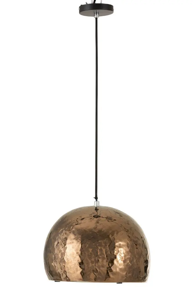 Bronzové keramické stropní světlo Globe bronze - Ø 30*132 cm J-Line by Jolipa