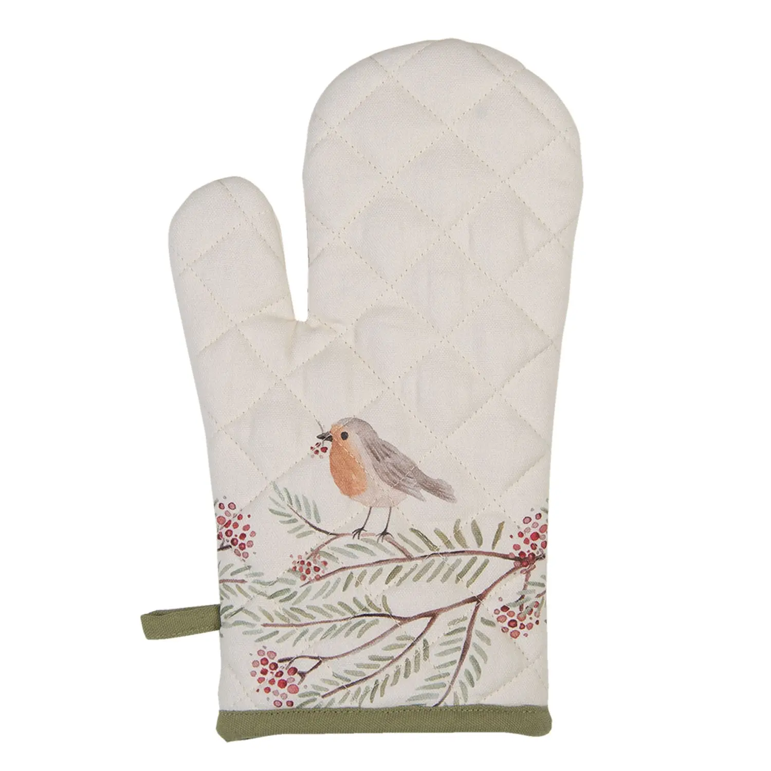 Kuchyňská bavlněná chňapka Vintage Green Pine - 16*30 cm Clayre & Eef