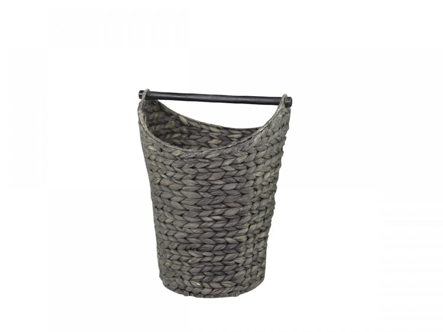 Černý košík na toaletní papír z vodního hyacintu - Ø30*40 cm Chic Antique