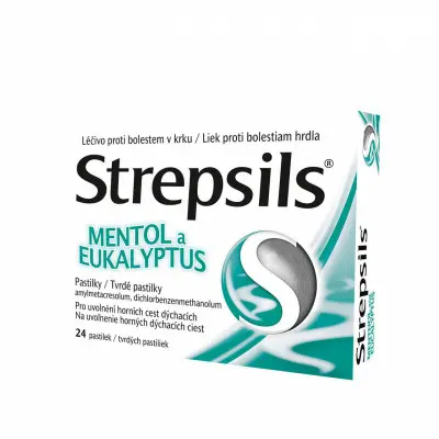 STREPSILS MENTOL A EUKALYPTUS ORM 0,6MG/1,2MG PAS 24