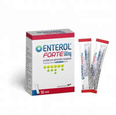 ENTEROL Forte 500 mg prášek pro perorální suspenzi 10 kusů