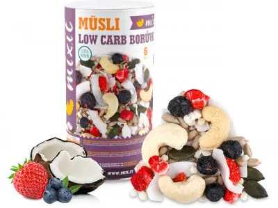MIXIT Müsli low carb borůvka 400 g