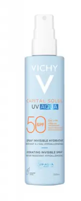 Vichy Capital Soleil UV Aqua ochranný sprej s hydratačním účinkem SPF 50 200 ml