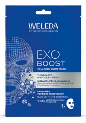 Weleda Exo Boost Kolagenová maska Modrý hořec a protěž alpská 20 ml