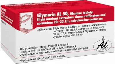 Silymarin AL 50mg 100 obalovaných tablet