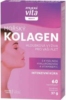 Maxi Vita Beauty mořský kolagen 60 kapslí