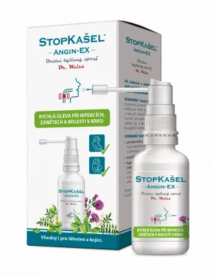 StopKašel ANGIN-EX sprej na bolest v krku 30 ml