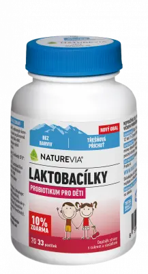Naturevia Laktobacílky třešňové 33 pastilek