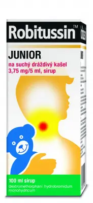 Robitussin Junior na suchý dráždivý kašel por.sir.100 ml/75 mg