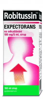 Robitussin Expectorans odkašl.100mg/5ml sir.100ml