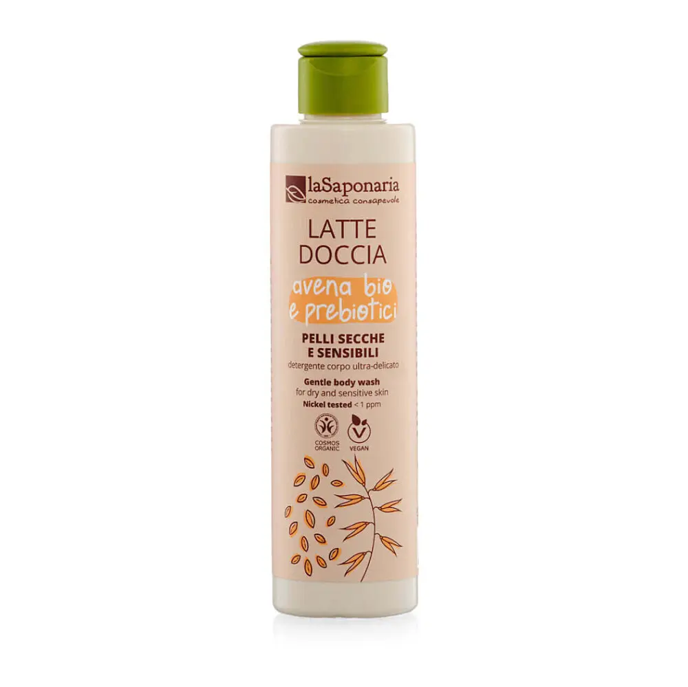 LA SAPONARIA Sprchové mléko s BIO ovsem a prebiotiky 200 ml