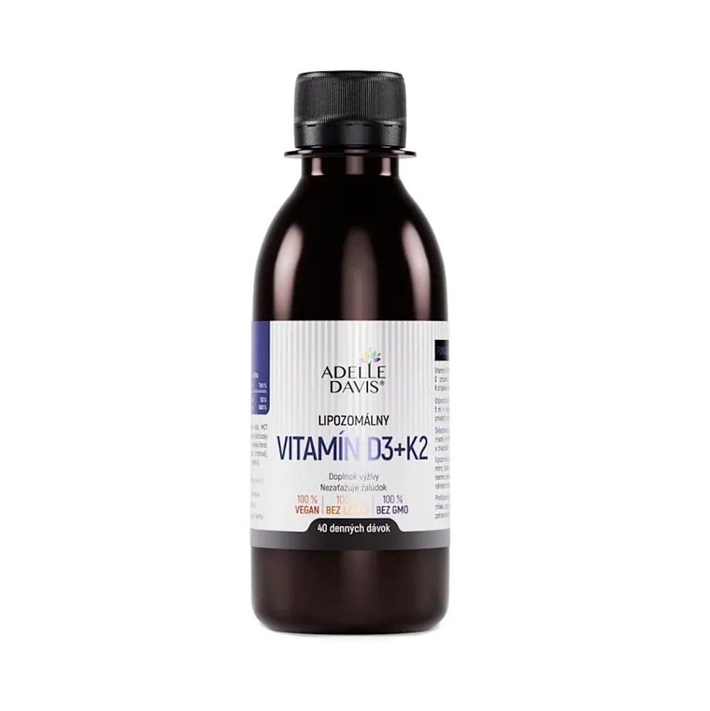 ADELLE DAVIS Lipozomální vitamín D3-K2 200 ml