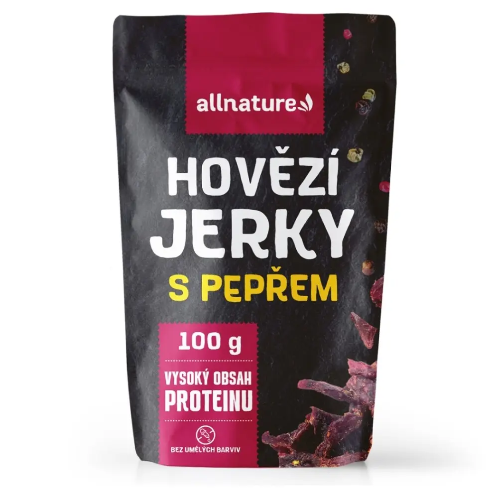 Allnature BEEF Pepper Jerky 100g