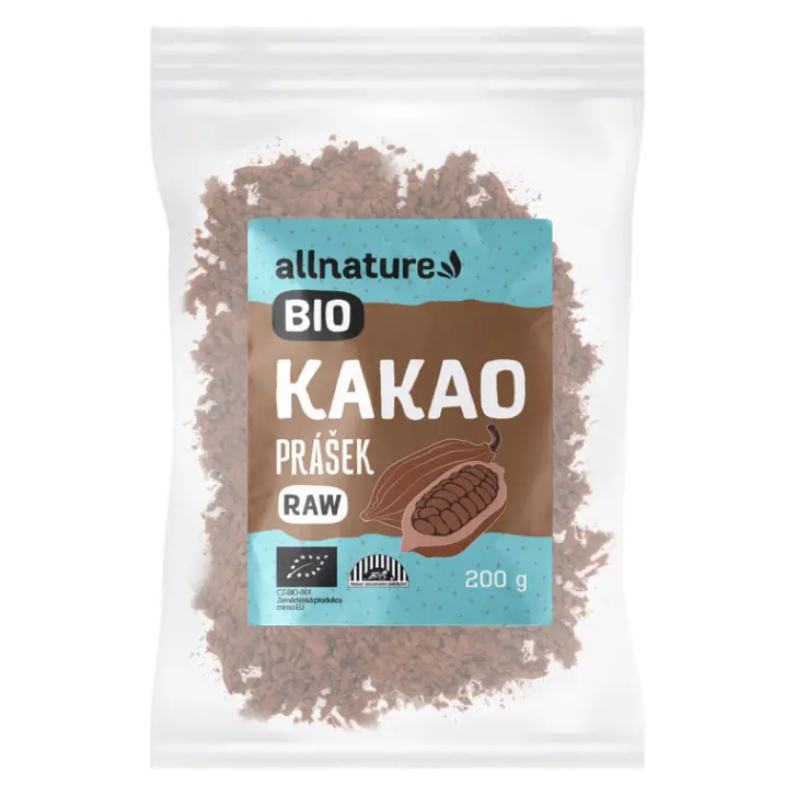 Allnature Kakaový prášek RAW 200g