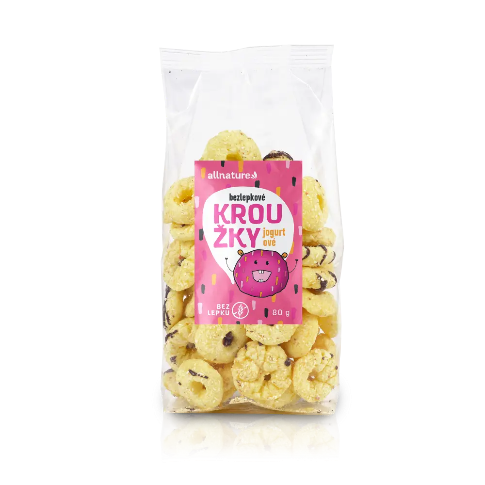 Allnature Kroužky jogurtové 80g