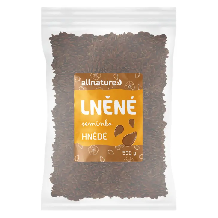 Allnature Lněné semínko hnědé 500g