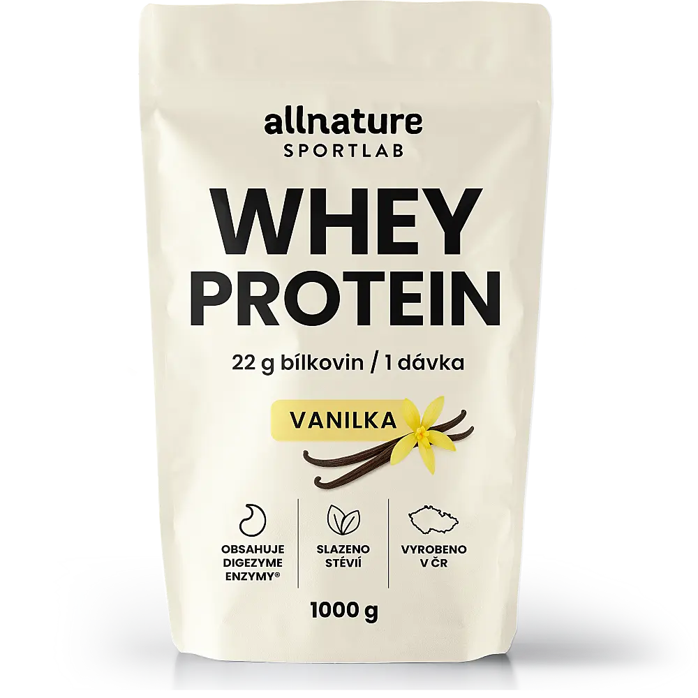 ALLNATURE Sportlab whey protein vanilka 1000 g