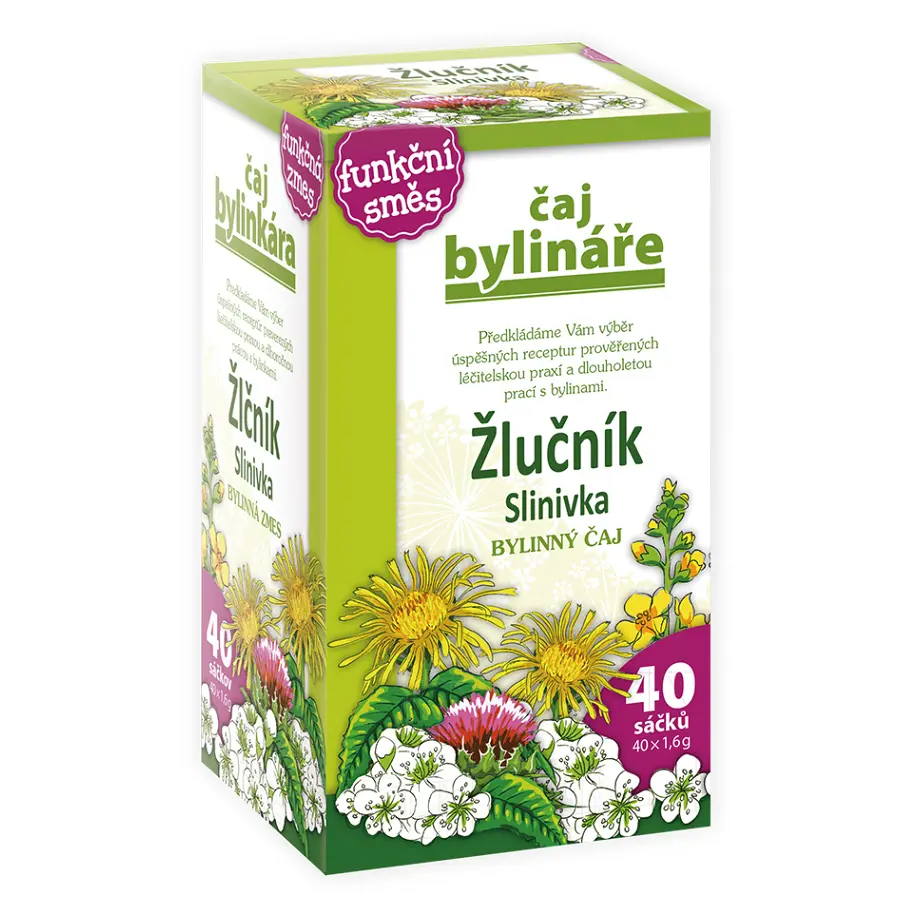 BYLINÁŘ Bylinný čaj žlučník a slinivka 40 sáčků