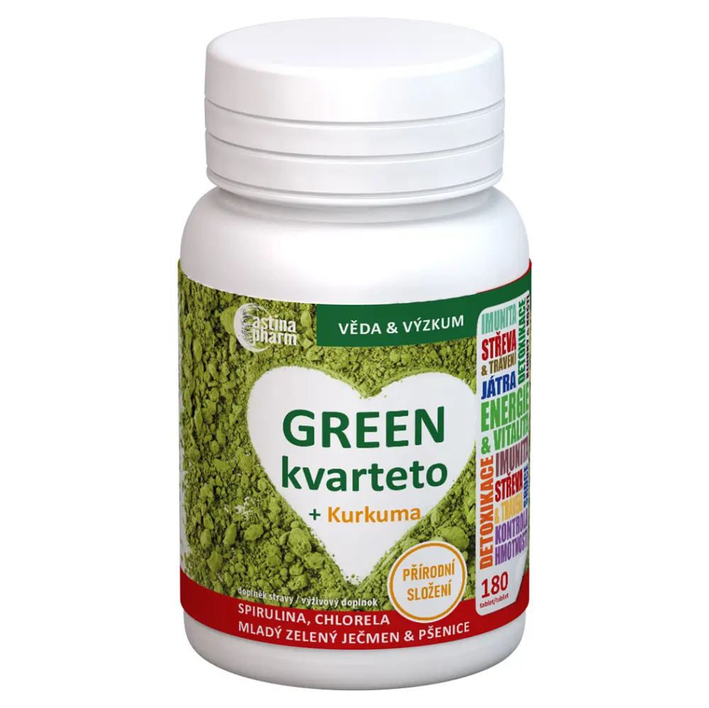 Astina GREEN kvarteto s kurkumou tbl.180