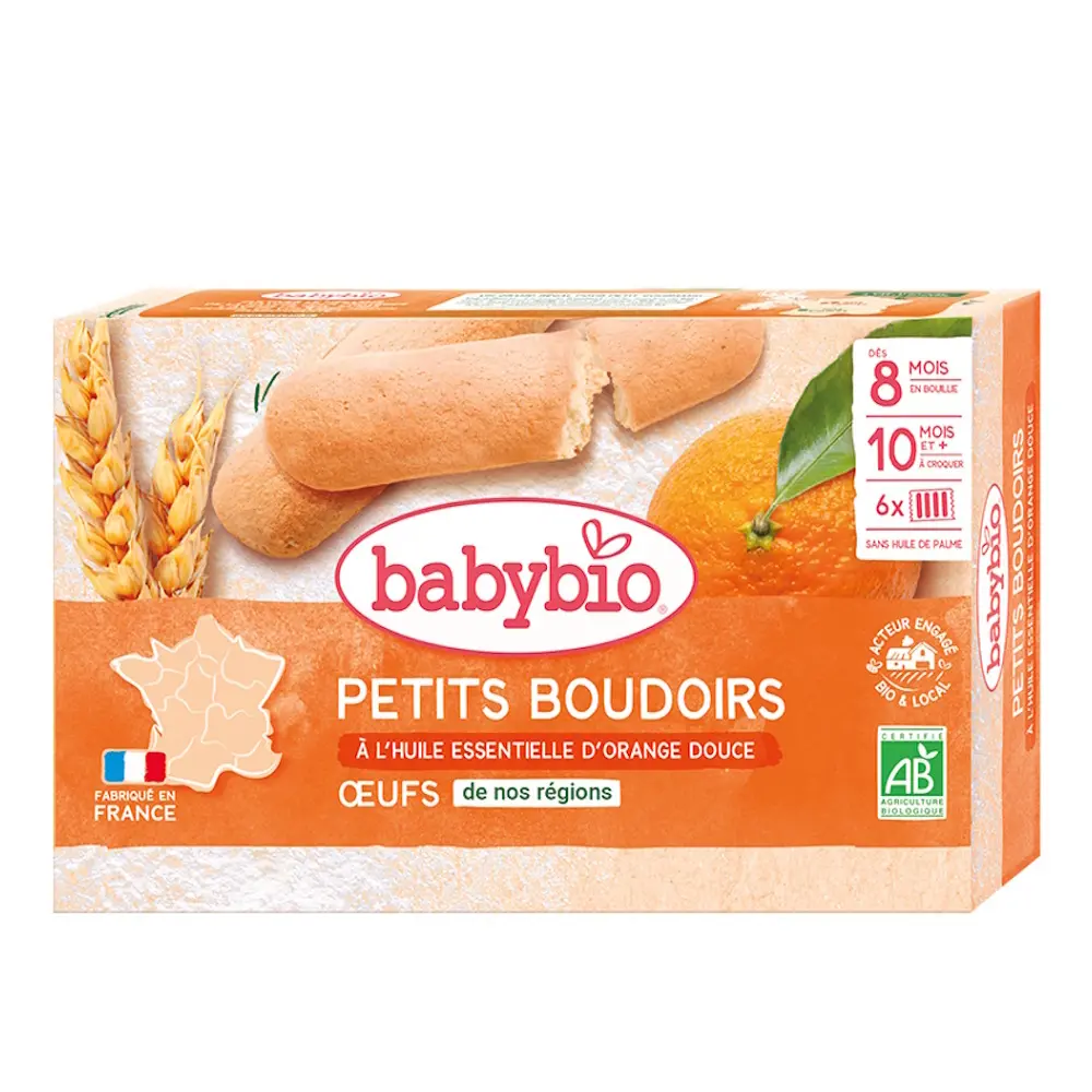 Babybio BIO piškoty Pomeranč 120 g