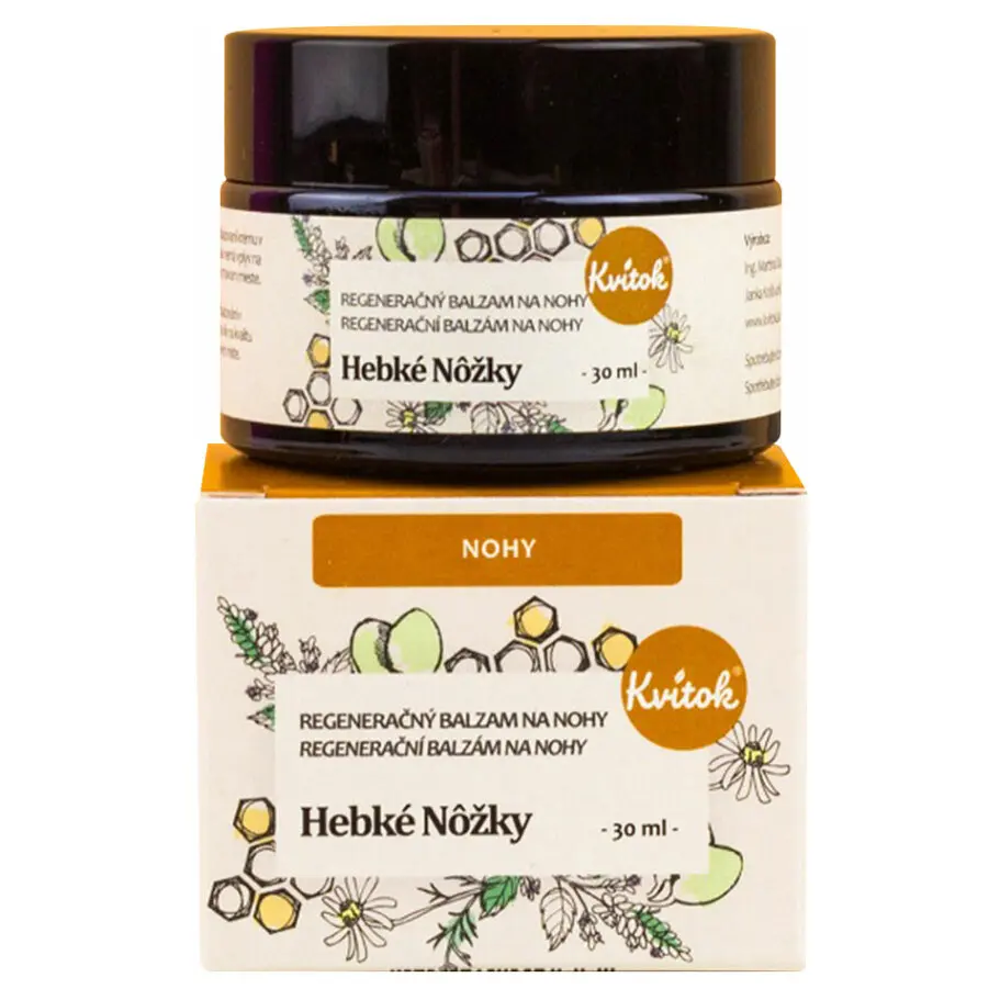 Regenerační balzám - Hebké Nožky 30 ml Kvitok