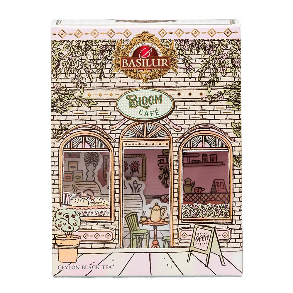 BASILUR Bloom café zesty twist směs černého čaje 75 g