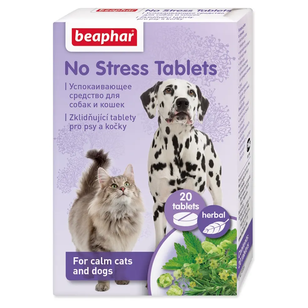 Beaphar No Stress Tablety pro psy a kočky 20ks