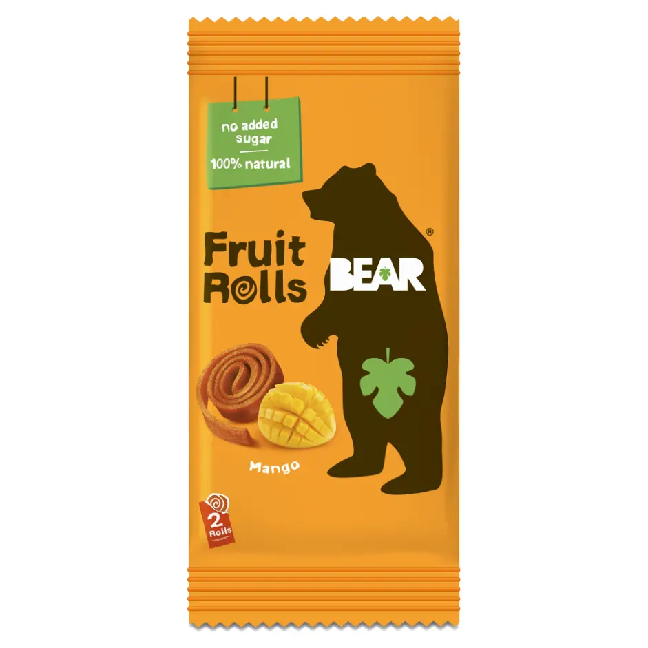 Bear Fruit Rolls mango ovocné rolované plátky 20 g