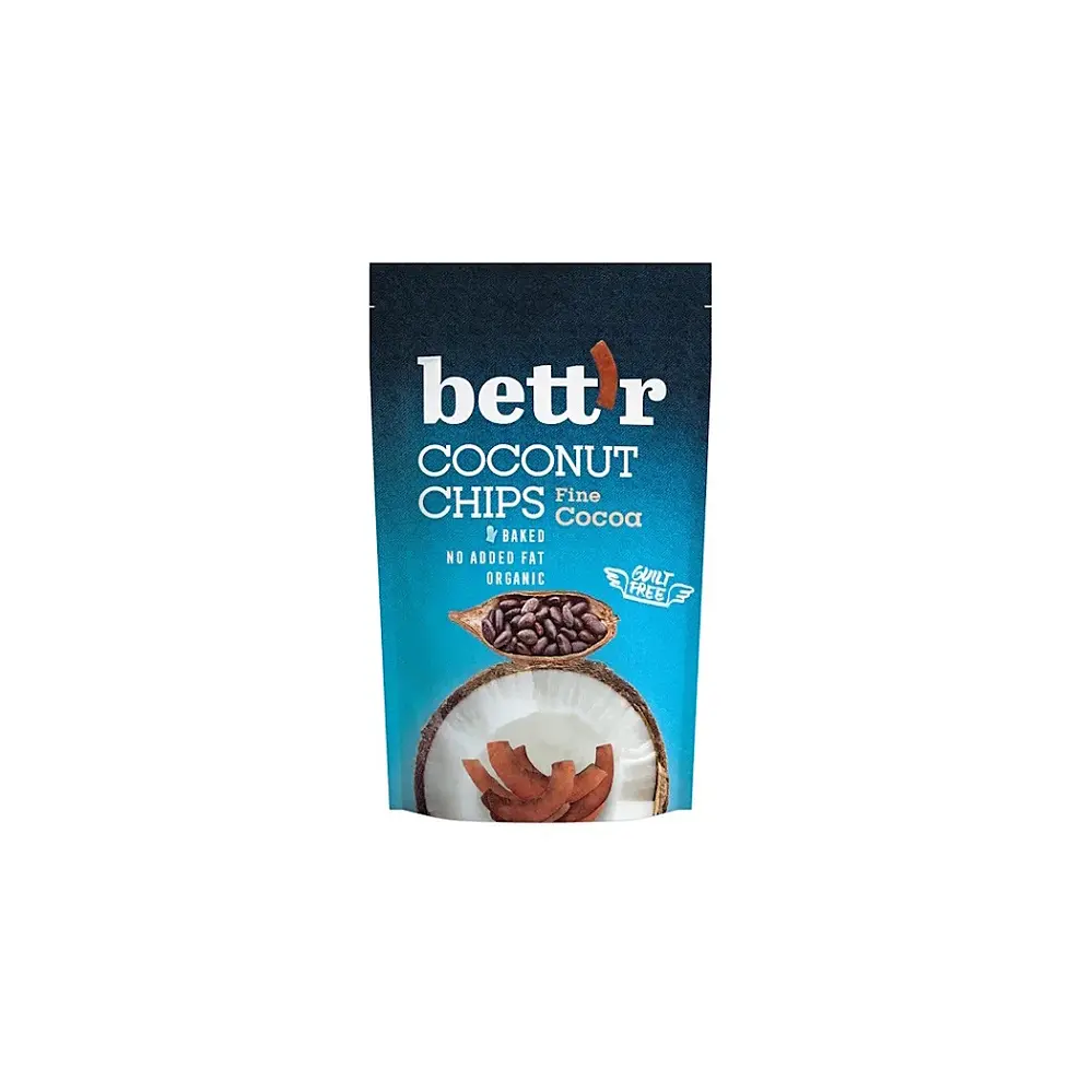 Bett´r - Kokosové chipsy s kakaem 70 g
