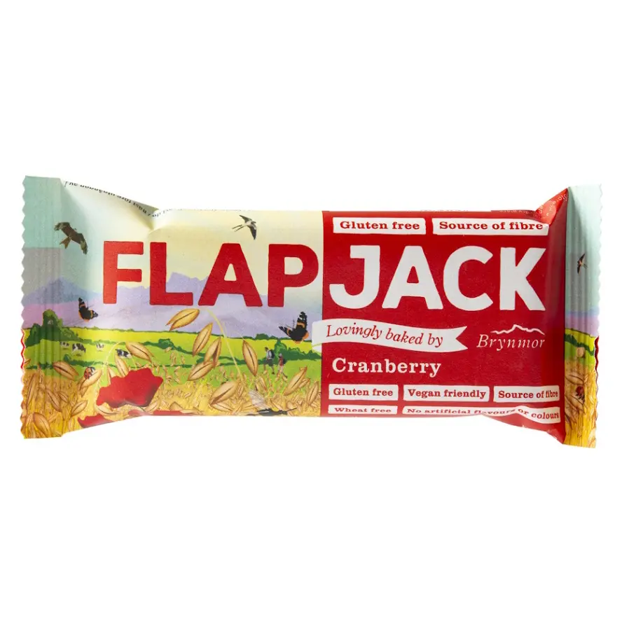 Wholebake Flapjack ovesný brusinka 80g