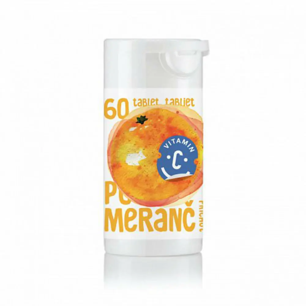 C-vitamin 100 mg Pomeranč se sukralózou 60 tablet