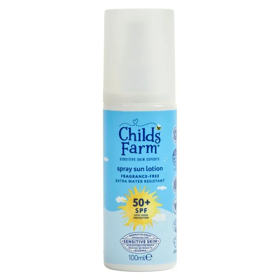 CHILDS FARM Dětský opalovací sprej s SPF 50+ 100 ml