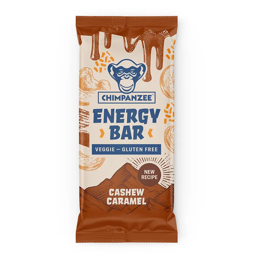 CHIMPANZEE Energy bar cashew caramel 55 g