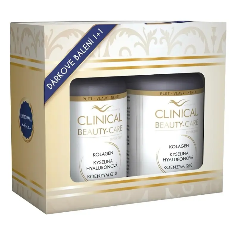 Clinical Beauty-Care Kolagen + kyselina Hyaluronová + koenzym Q10 60+60 tablet