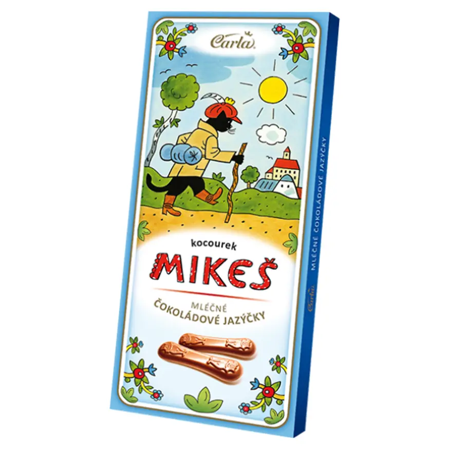 Carla Kocourek Mikeš mléčné čokoládové jazýčky 50 g
