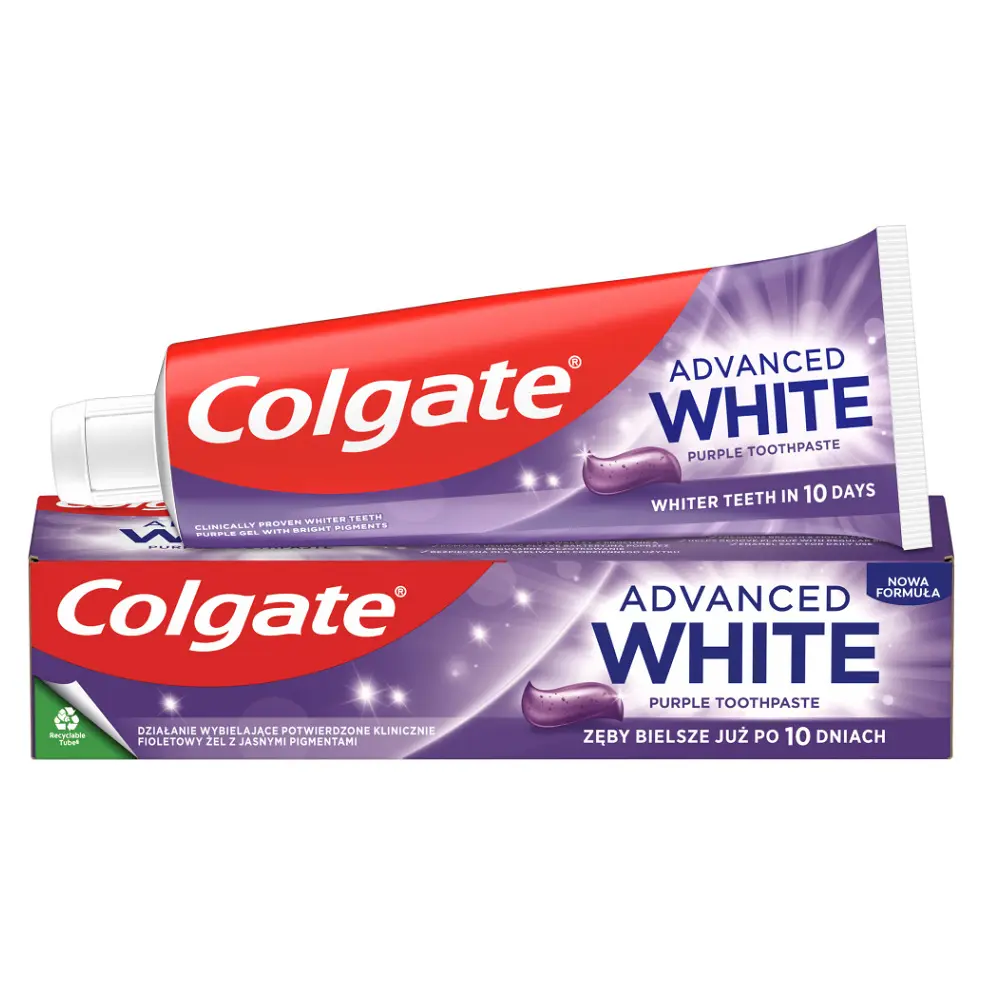 Colgate Advanced White Purple zubní pasta 75 ml