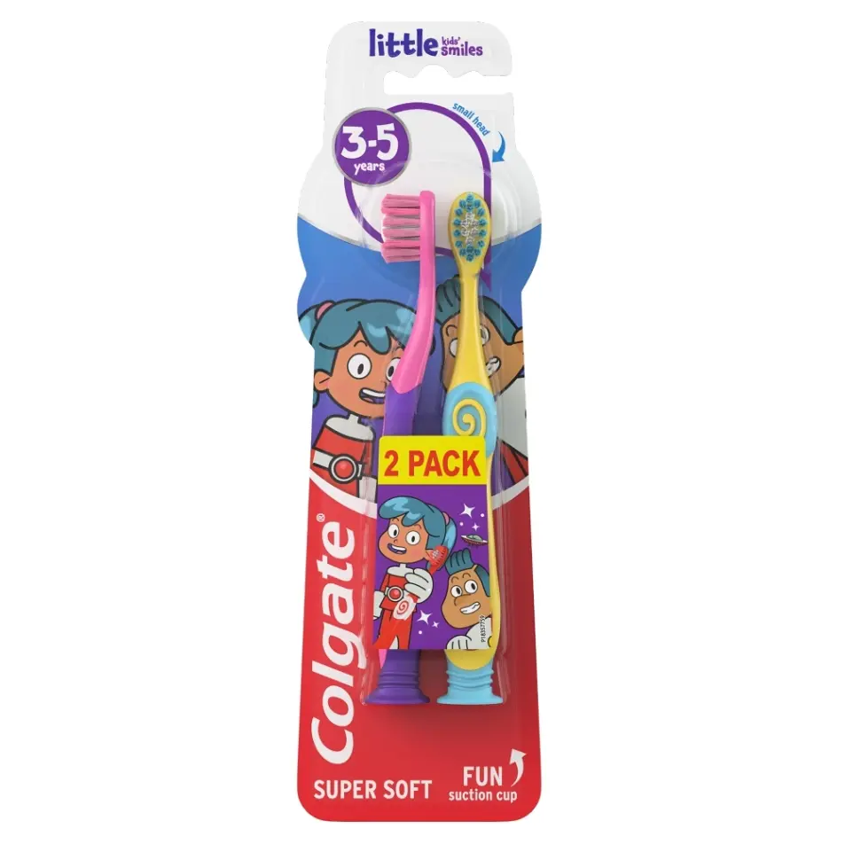Colgate Zubní kartáček pro děti 3-5 let Super Soft 2 ks