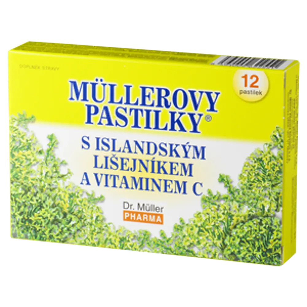 Dr.Muller Pastilky s Islandským lišejníkem 12ks