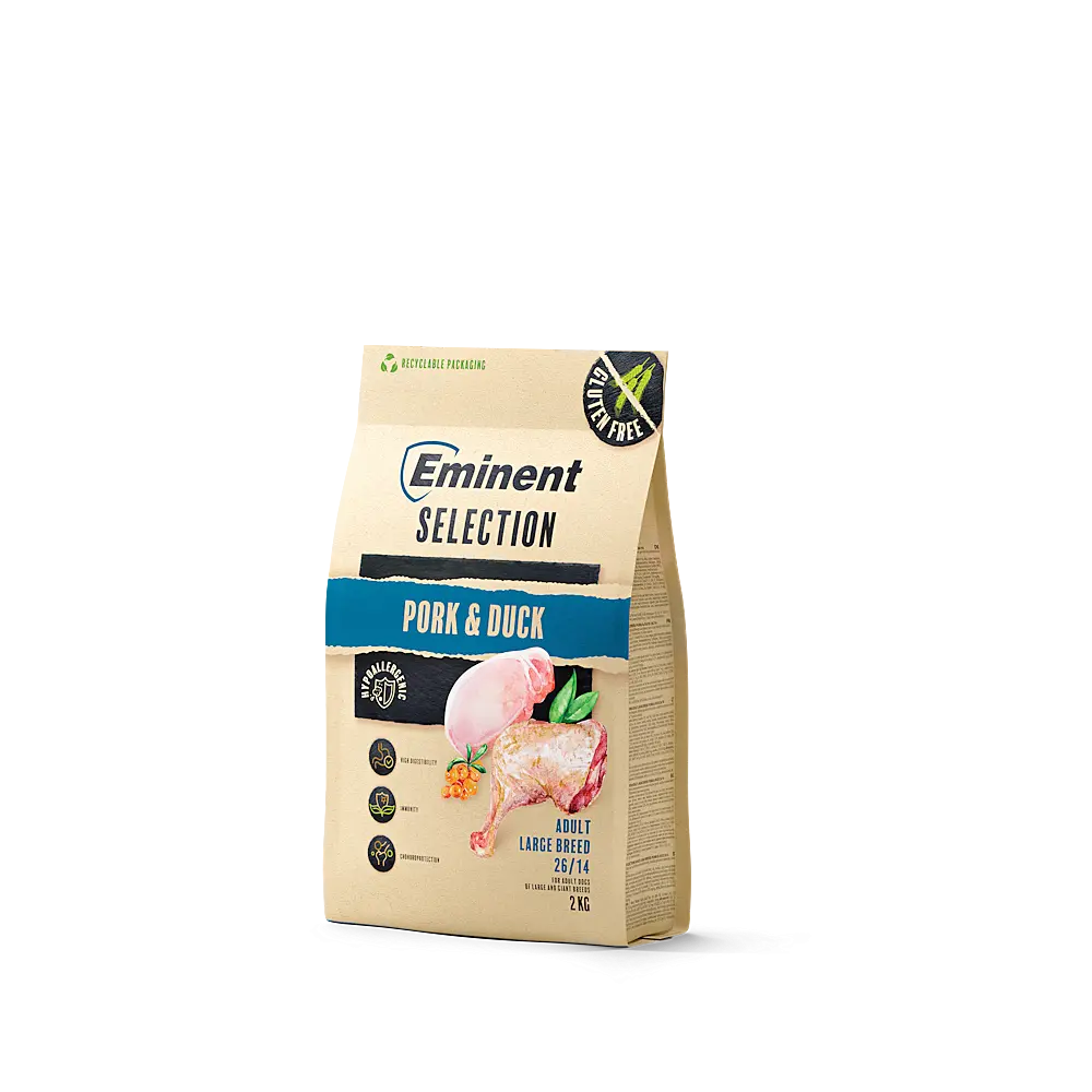 Eminent Dog Selection Adult Large Breed Pork&Duck 2kg