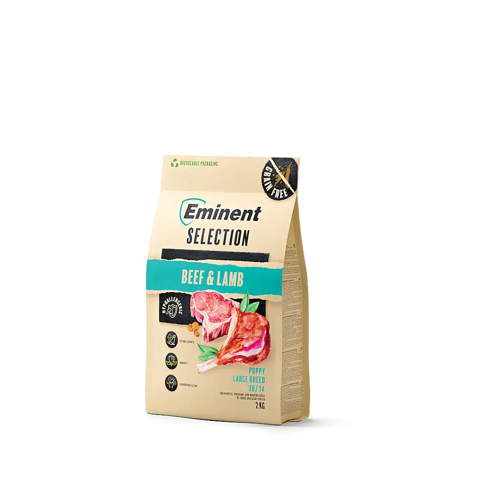 Eminent Dog Selection Puppy Large Breed Beef&Lamb 2kg