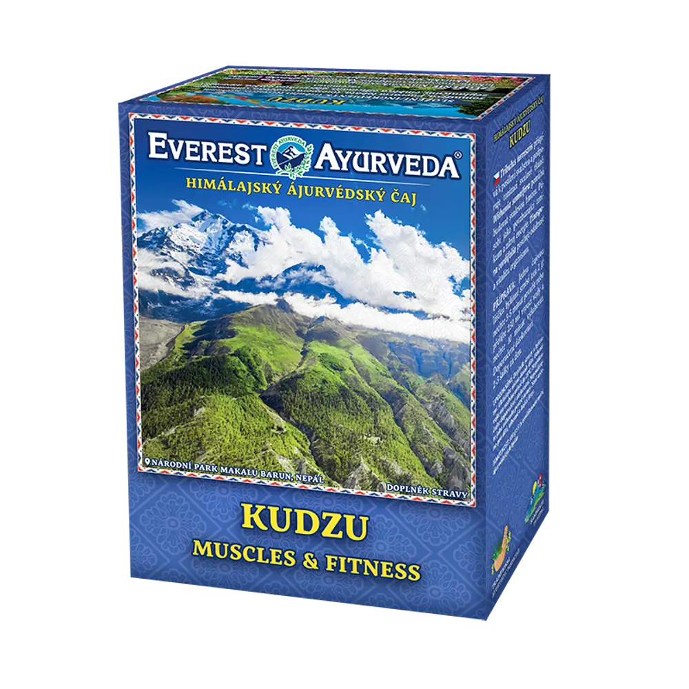 EVEREST AYURVEDA Kudzu posílení svalstva a fitness sypaný čaj 100 g